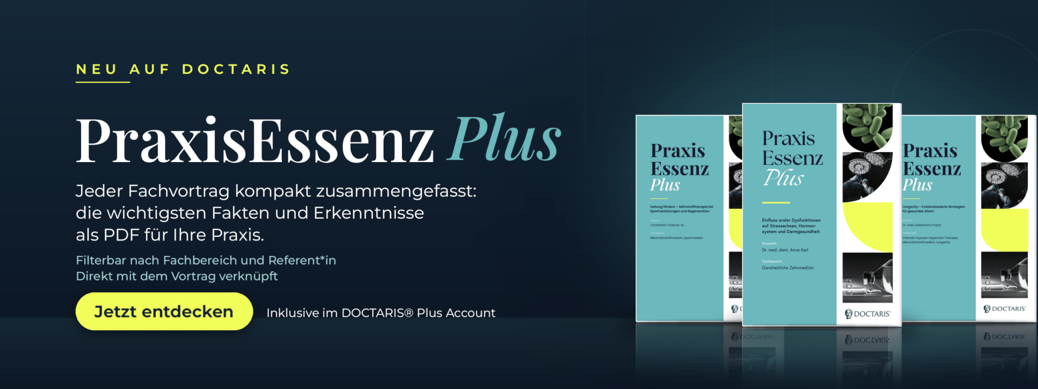 doctaris praxisessenz plus banner